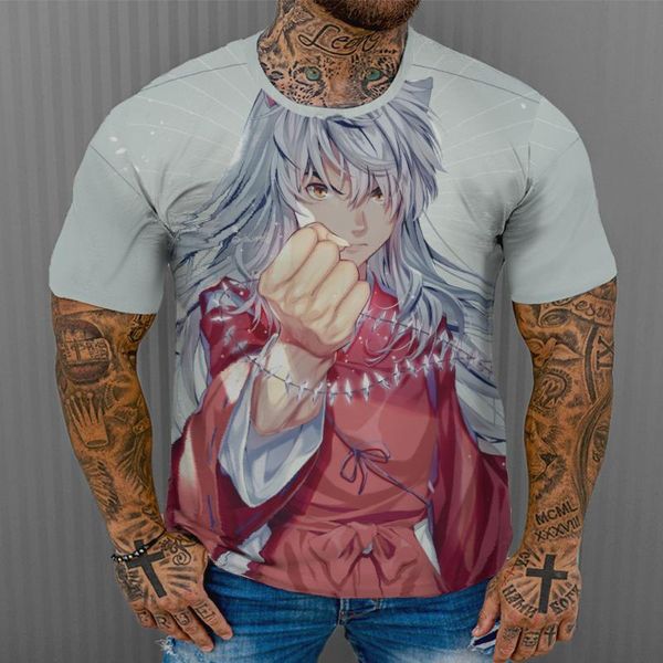 men's t-shirts 3d print japanese anime inuyasha t shirt men/women harajuku style tshirt short sleeve tee homme 90s streetwear casual, White;black
men's t-shirts 3d print japanese anime inuyasha t shirt men/women harajuku style tshirt short sleeve tee homme 90s streetwear casual, White;black