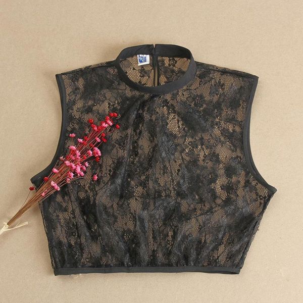 bow ties fake collar for women's shirt detachable lace summer crop decorative false choker necklace, Black;gray
bow ties fake collar for women's shirt detachable lace summer crop decorative false choker necklace, Black;gray