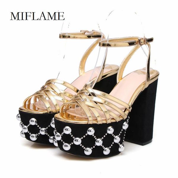 sandals thick heel high summer platform honest heels rivets studded shoes women peep toe open toed buckle strap, Black
sandals thick heel high summer platform honest heels rivets studded shoes women peep toe open toed buckle strap, Black
