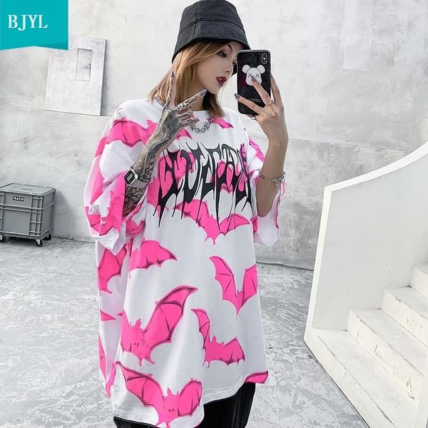 new pink bat graphic tees women punk shirt gothic oversized streetwear summer goth clothes oversize tshirt 2021 fashion tg9l, White
new pink bat graphic tees women punk shirt gothic oversized streetwear summer goth clothes oversize tshirt 2021 fashion tg9l, White