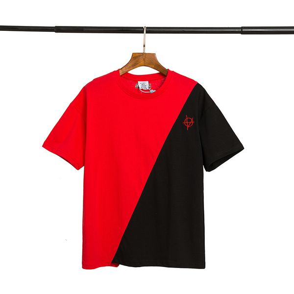 brand high version fashion brand vetements wittman anti war red and black color matching men's and women's loose short sleeve t-sh, White;black
brand high version fashion brand vetements wittman anti war red and black color matching men's and women's loose short sleeve t-sh, White;black