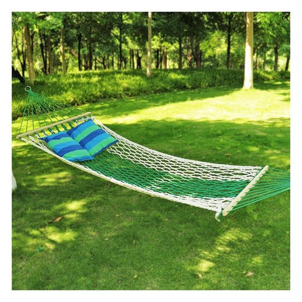 outdoor leisure cotton rope net mesh single-person hammock sunny vacation camping wood pole swing hammock 150kg bearing cot bed
outdoor leisure cotton rope net mesh single-person hammock sunny vacation camping wood pole swing hammock 150kg bearing cot bed