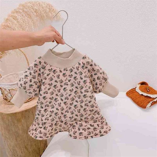 gooporson winter kids dresses for girls fashion korean flower long sleeve princess dress fleece warm children outfits vestidos 210715, Red;yellow
gooporson winter kids dresses for girls fashion korean flower long sleeve princess dress fleece warm children outfits vestidos 210715, Red;yellow