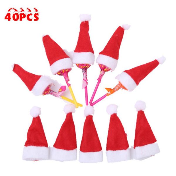 mirrors 40pcs christmas mini hat lollipop lollypop santa claus cap wrap xmas party decor non-woven fabric exquisite gift
mirrors 40pcs christmas mini hat lollipop lollypop santa claus cap wrap xmas party decor non-woven fabric exquisite gift
