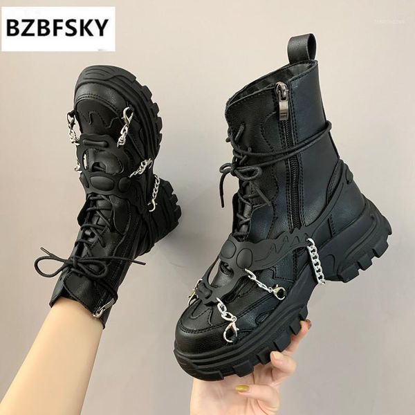 boots 2021 leather womens ladies ankle mid heel lace up worker army black goth shoes autumn chain
boots 2021 leather womens ladies ankle mid heel lace up worker army black goth shoes autumn chain