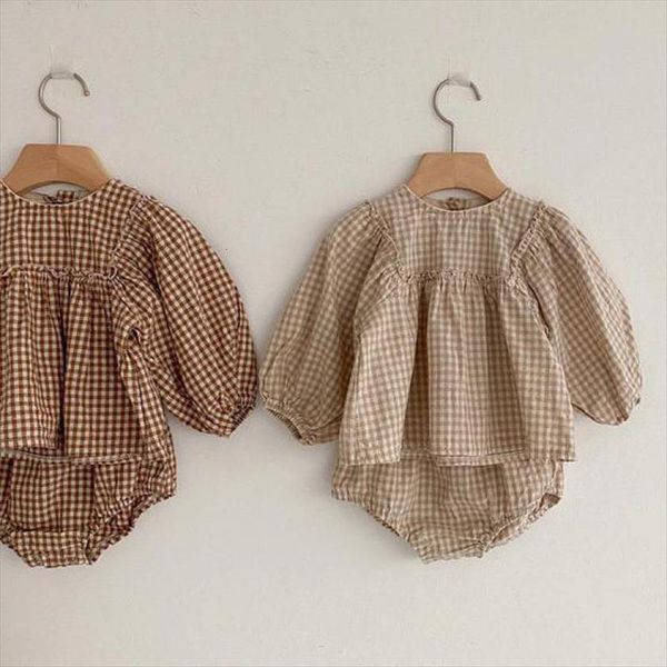 baby girls clothes little plaid infant boys set puff sleeve blouse and bloomer 2 pcs toddler suit, White
baby girls clothes little plaid infant boys set puff sleeve blouse and bloomer 2 pcs toddler suit, White
