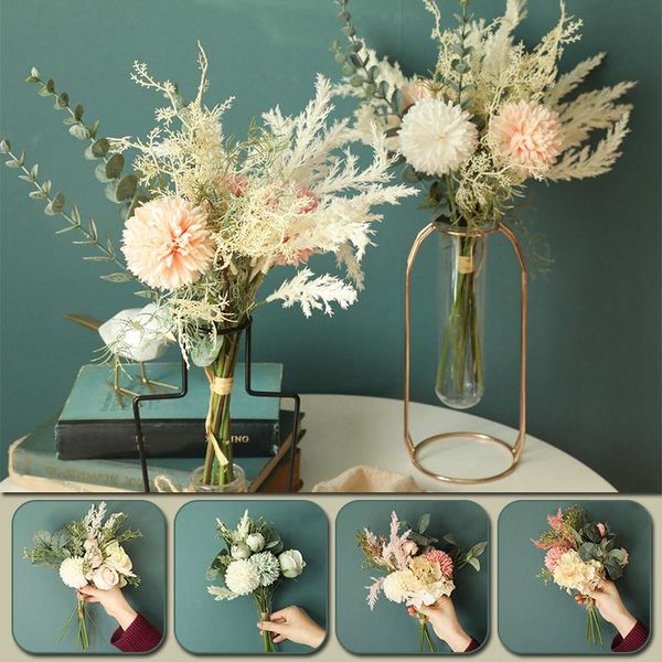 decorative flowers & wreaths artificial flower dandelion eucalyptus hybrid bouquet wedding home party decoration green plant fake crafts
decorative flowers & wreaths artificial flower dandelion eucalyptus hybrid bouquet wedding home party decoration green plant fake crafts