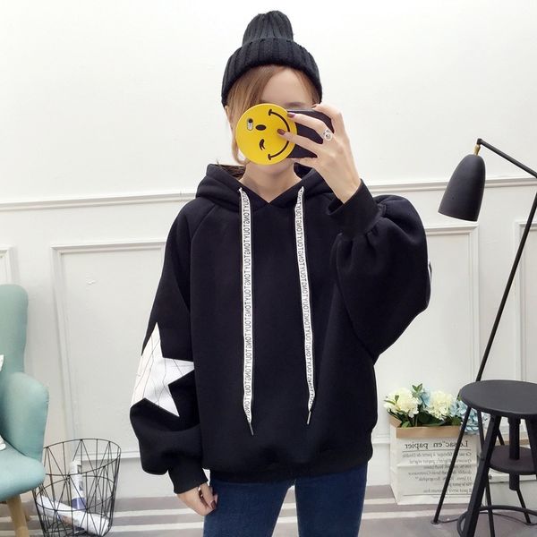 women's hoodies & sweatshirts winter fashion autumn in women's hoodie nightie embroidered letter printing hoodies harajuku casual, Black
women's hoodies & sweatshirts winter fashion autumn in women's hoodie nightie embroidered letter printing hoodies harajuku casual, Black