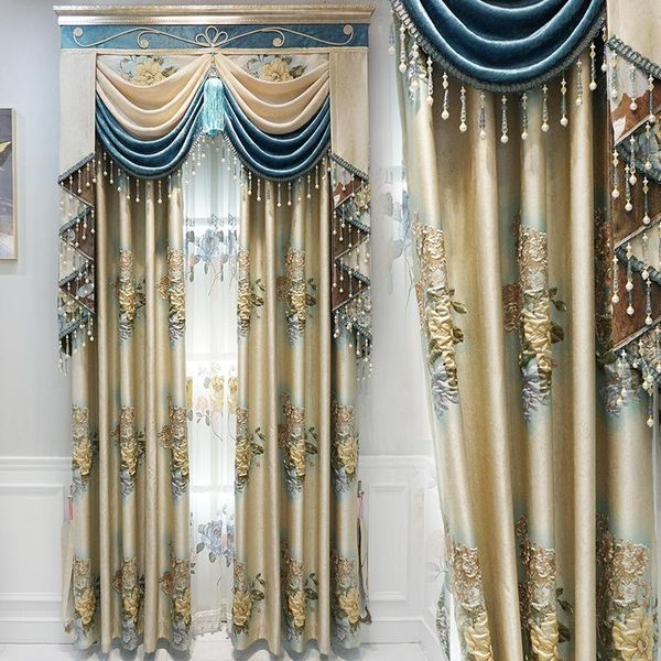 curtain & drapes european-style thick high-precision embossed jacquard blackout luxury curtains for living room bedroom home decor
curtain & drapes european-style thick high-precision embossed jacquard blackout luxury curtains for living room bedroom home decor