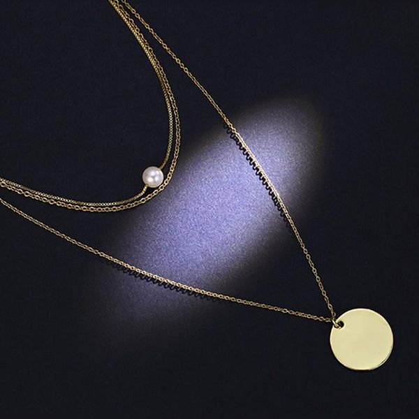 chains stainless steel necklace charms pendant multilayer choker woman chain for women jewelry party gifts, Silver
chains stainless steel necklace charms pendant multilayer choker woman chain for women jewelry party gifts, Silver