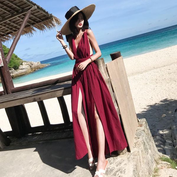 casual dresses 2021 v-neck long fashion summer style women's clothing vacation robe femme elegant edstidos de fiesta, Black;gray
casual dresses 2021 v-neck long fashion summer style women's clothing vacation robe femme elegant edstidos de fiesta, Black;gray