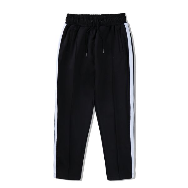 fashion men slim classic track pants polyester designer women elasticized waistband letter printed stripes long trousers, Black
fashion men slim classic track pants polyester designer women elasticized waistband letter printed stripes long trousers, Black