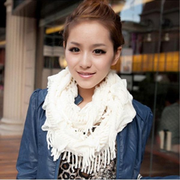 scarves neck ring wraps circle shawl knitted accessories solid womens winter soft warm fringe tassels scarf, Blue;gray
scarves neck ring wraps circle shawl knitted accessories solid womens winter soft warm fringe tassels scarf, Blue;gray