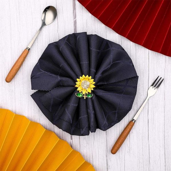 6pcs napkin rings sunflower napkin holder rings metal diamond gold adornment for christmas, thanksgiving day, birthday, w
6pcs napkin rings sunflower napkin holder rings metal diamond gold adornment for christmas, thanksgiving day, birthday, w