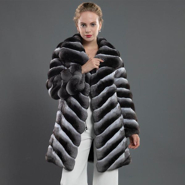 women's fur & faux selling coat women fashion jacket winter mid-long overcoat chinchilla colored, Black
women's fur & faux selling coat women fashion jacket winter mid-long overcoat chinchilla colored, Black
