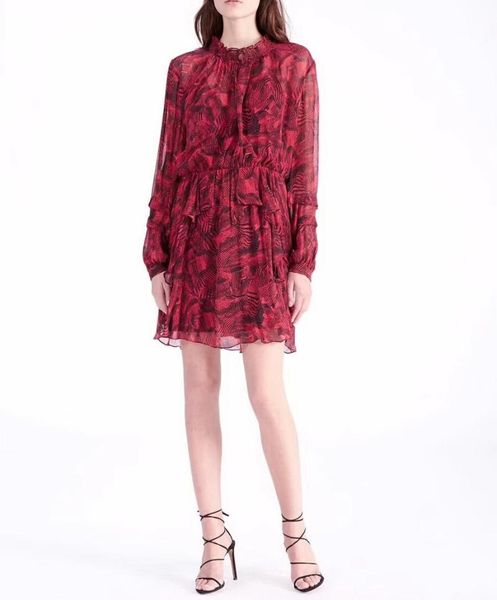 casual dresses 2021 summer long-sleeved lotus leaf print dress, Black;gray
casual dresses 2021 summer long-sleeved lotus leaf print dress, Black;gray