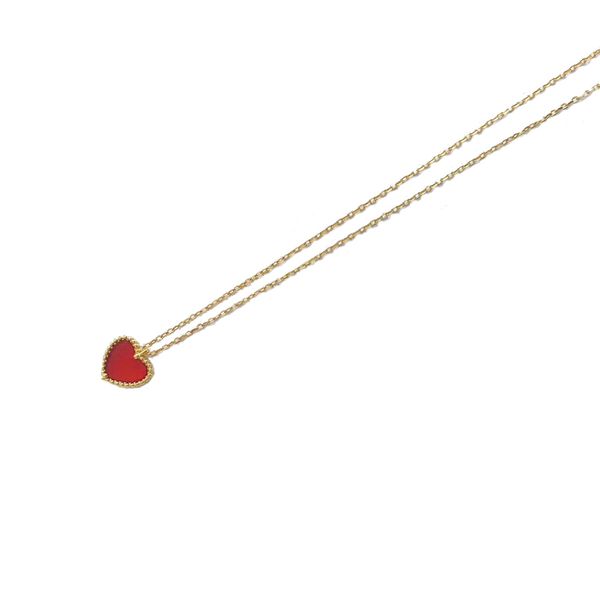 luxury small red heart necklace clavicle chain female natural chalcedony 18k rose gold love heart-shaped bracelet simple fashion, Silver
luxury small red heart necklace clavicle chain female natural chalcedony 18k rose gold love heart-shaped bracelet simple fashion, Silver
