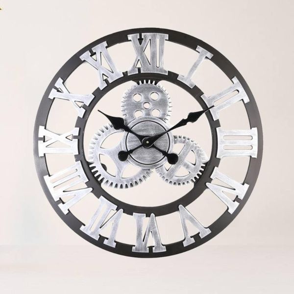 30cm european style gear clock retro mute round wall clock creative roman numerals silent wall for home living room decor
30cm european style gear clock retro mute round wall clock creative roman numerals silent wall for home living room decor