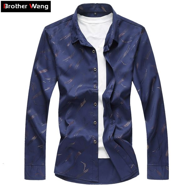 2021 autumn new men's casual print fashion long sleeve shirt male brand plus size 5xl 6xl 7xl navy red white light blue bis3, White;black
2021 autumn new men's casual print fashion long sleeve shirt male brand plus size 5xl 6xl 7xl navy red white light blue bis3, White;black