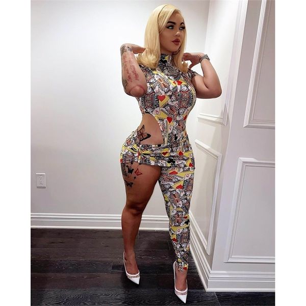 anjamanor asymmetric cut out poker print bodycon jumpsuit 2021 fashion club outfits for women short sleeve rompers d74-dd30, Black;white
anjamanor asymmetric cut out poker print bodycon jumpsuit 2021 fashion club outfits for women short sleeve rompers d74-dd30, Black;white