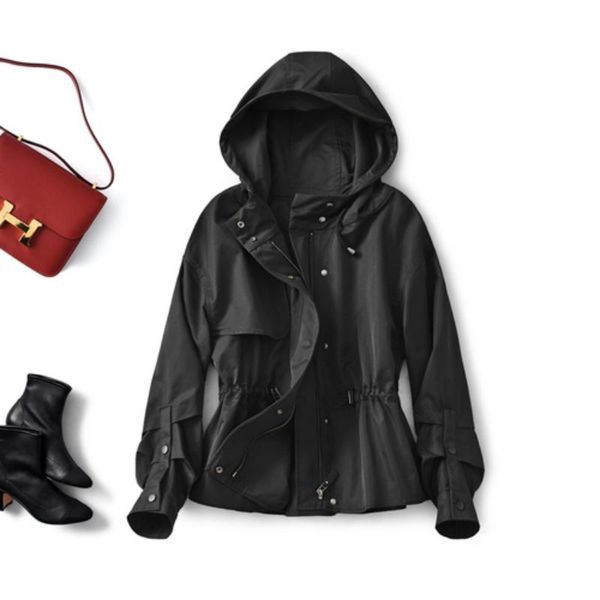 women's jackets 2021 autumn jacket pure cotton polyester hooded adjustable waist coat casual long sleeve zipper spring and, Black;brown
women's jackets 2021 autumn jacket pure cotton polyester hooded adjustable waist coat casual long sleeve zipper spring and, Black;brown