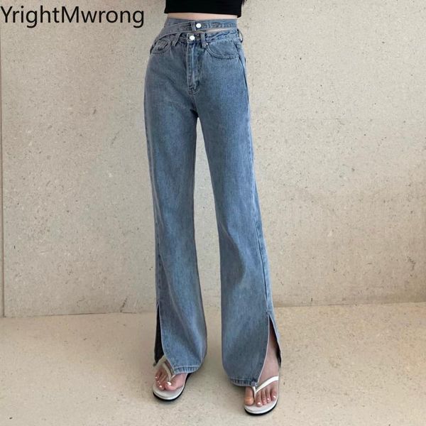 women's jeans double waist belt style patchwork loose straight leg split denim pant mom slit women trouser boyfriend casual fashion sli, Blue
women's jeans double waist belt style patchwork loose straight leg split denim pant mom slit women trouser boyfriend casual fashion sli, Blue