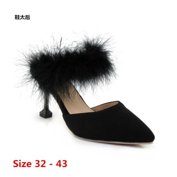 dress shoes summer pumps gladiator sandals women slingbacks high heels sandal lady heel small big size 32 - 43, Black
dress shoes summer pumps gladiator sandals women slingbacks high heels sandal lady heel small big size 32 - 43, Black