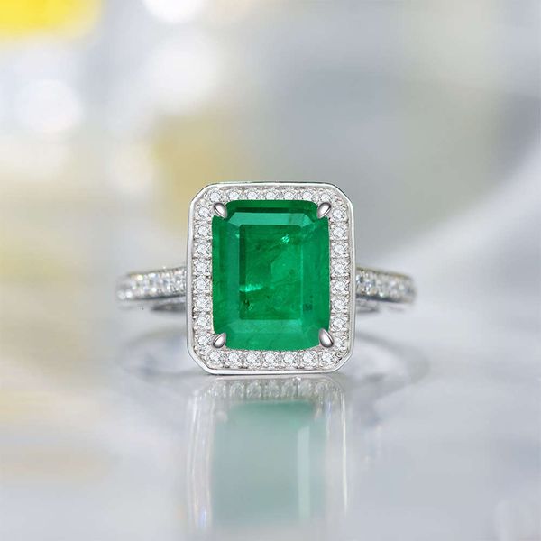 hbp fashion shipai straight s925 sterling silver emerald rectangular ring women's hand jewelry 
hbp fashion shipai straight s925 sterling silver emerald rectangular ring women's hand jewelry