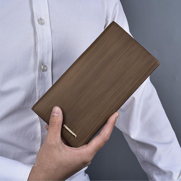wallet men's long korean youth business men's wallet multi-card wooden grain student soft, Red;black
wallet men's long korean youth business men's wallet multi-card wooden grain student soft, Red;black