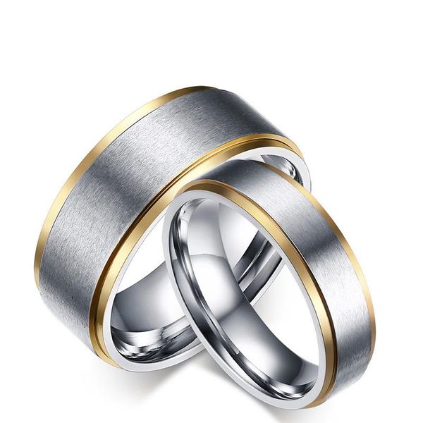 wedding rings classic design couple engagement for men and women titanium steel high polished matte finished lover ring, Slivery;golden
wedding rings classic design couple engagement for men and women titanium steel high polished matte finished lover ring, Slivery;golden