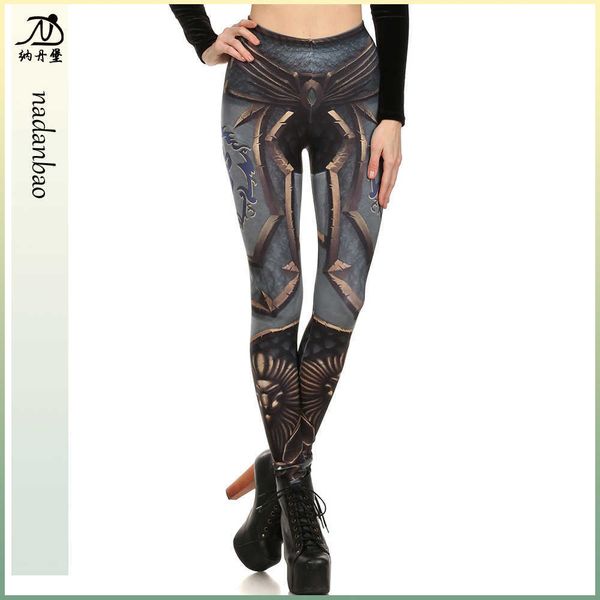 new elastic slim fit digital print xu armor series domineering leggings kdk1513, Black
new elastic slim fit digital print xu armor series domineering leggings kdk1513, Black