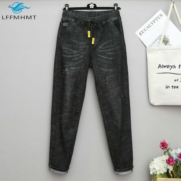 2021 new women winter fall fashion 5xl large size denim solid color office lady elastic high waist casual trouser lp34, Blue
2021 new women winter fall fashion 5xl large size denim solid color office lady elastic high waist casual trouser lp34, Blue