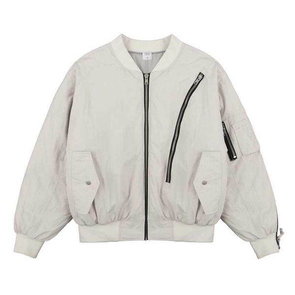 men's down fried street zipper flight jacket men's trendy street ruffian handsome loose coat baseball jacket winter plush white co, Black
men's down fried street zipper flight jacket men's trendy street ruffian handsome loose coat baseball jacket winter plush white co, Black