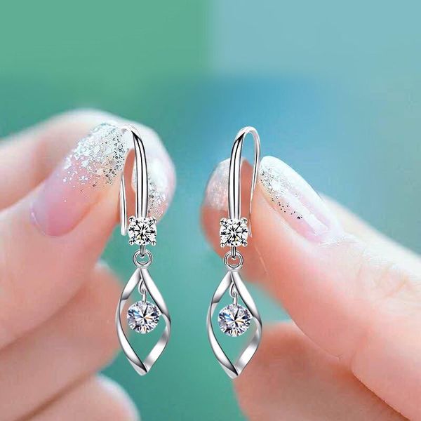 dangle & chandelier white pink blue round stone drop earrings shining crystal zircon long tassel for women wedding fashion jewelry, Silver
dangle & chandelier white pink blue round stone drop earrings shining crystal zircon long tassel for women wedding fashion jewelry, Silver