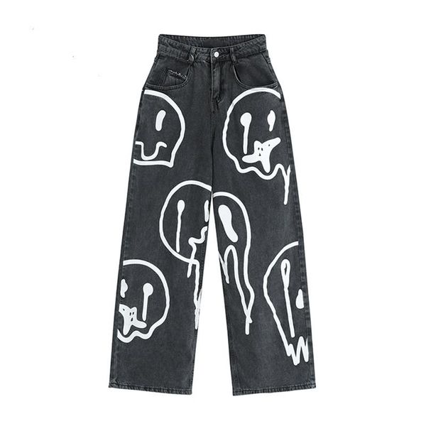 women's jeans 2021 high waist loose hip-hop printing wash for women casual straight pants long trousers jean, Blue
women's jeans 2021 high waist loose hip-hop printing wash for women casual straight pants long trousers jean, Blue
