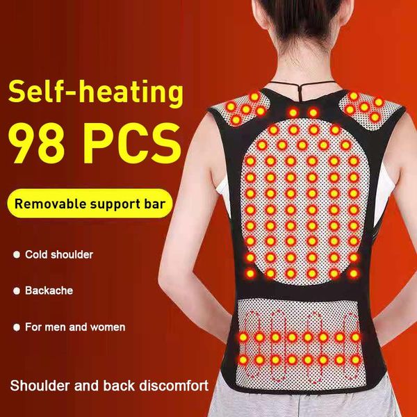 back support tourmaline self-heating magnetic therapy waist shoulder posture corrector spine lumbar correction, Black;blue
back support tourmaline self-heating magnetic therapy waist shoulder posture corrector spine lumbar correction, Black;blue