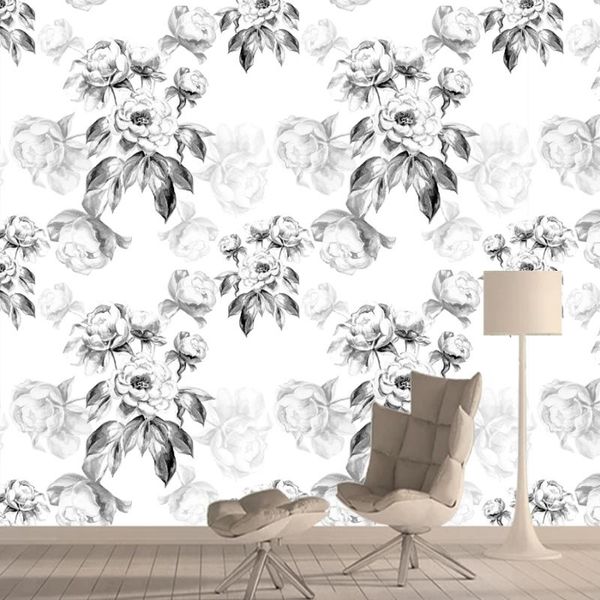 wallpapers custom any size modern black white rose flower vintage 3d murals for living room house decor background wall rolls
wallpapers custom any size modern black white rose flower vintage 3d murals for living room house decor background wall rolls