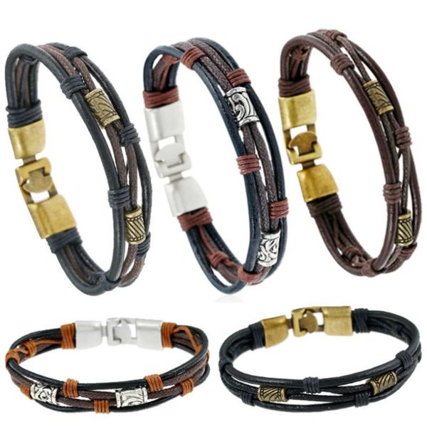 charm bracelets vintage retro ethnic rope leather bracelet cuff alloy beads charms bangle wrap casual wristbands women men punk fashion jewe, Golden;silver
charm bracelets vintage retro ethnic rope leather bracelet cuff alloy beads charms bangle wrap casual wristbands women men punk fashion jewe, Golden;silver