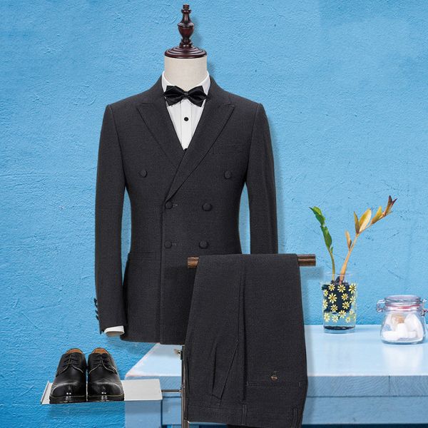 s-4xl 2021 color piece suits for men autumn version youth slim fit groom wedding large size suit set vgjx, White;black
s-4xl 2021 color piece suits for men autumn version youth slim fit groom wedding large size suit set vgjx, White;black