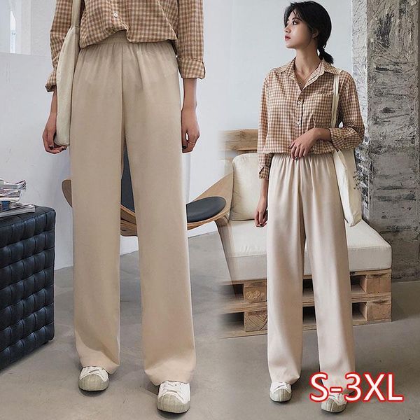women's pants & capris summer trousers thin style slacks draping wide leg straight high waist loose mopping, Black;white
women's pants & capris summer trousers thin style slacks draping wide leg straight high waist loose mopping, Black;white