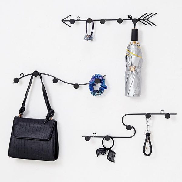hangers & racks organizer coat hook wall mounted decorative metal hanger with hanging holes creative modern art rail for hat key scarf
hangers & racks organizer coat hook wall mounted decorative metal hanger with hanging holes creative modern art rail for hat key scarf