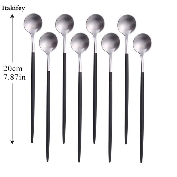 fork spoon knife set stainless steel long handle stir spoon creative ice cream dessert scoop coffee flatware tableware
fork spoon knife set stainless steel long handle stir spoon creative ice cream dessert scoop coffee flatware tableware