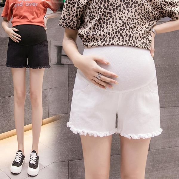 maternity bottoms clothings summer high waist denim base shorts short for pregnant women dresses, White
maternity bottoms clothings summer high waist denim base shorts short for pregnant women dresses, White