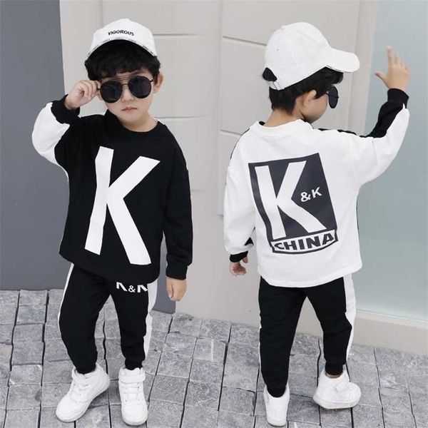 spring autumn children clothing boys cartoon casual sports t-shirt pants 2pcs/set infant outfit kids clothes suit tracksuits 211110, Black
spring autumn children clothing boys cartoon casual sports t-shirt pants 2pcs/set infant outfit kids clothes suit tracksuits 211110, Black