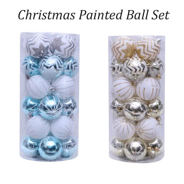 party decoration 24pcs 6cm painted ball set christmas tree ornaments pendants balls holiday home
party decoration 24pcs 6cm painted ball set christmas tree ornaments pendants balls holiday home