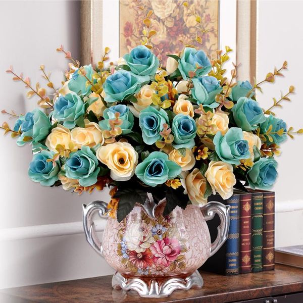vases european resin vase+artificial flower set figurine home crafts decoration ornament indoor silk fake dried accessories
vases european resin vase+artificial flower set figurine home crafts decoration ornament indoor silk fake dried accessories