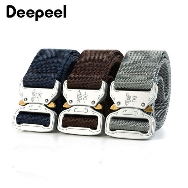 belts deepeel 1pc 3.8x115/125/135cm metal socket men's outdoor tactical belt nylon woven canvas silver release buckle accessories, Black;brown
belts deepeel 1pc 3.8x115/125/135cm metal socket men's outdoor tactical belt nylon woven canvas silver release buckle accessories, Black;brown