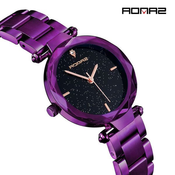 sanda luxury purple stainless steel strap women's watches brand casual clock ladies fashion wrist watch female relogio feminino, Slivery;brown
sanda luxury purple stainless steel strap women's watches brand casual clock ladies fashion wrist watch female relogio feminino, Slivery;brown