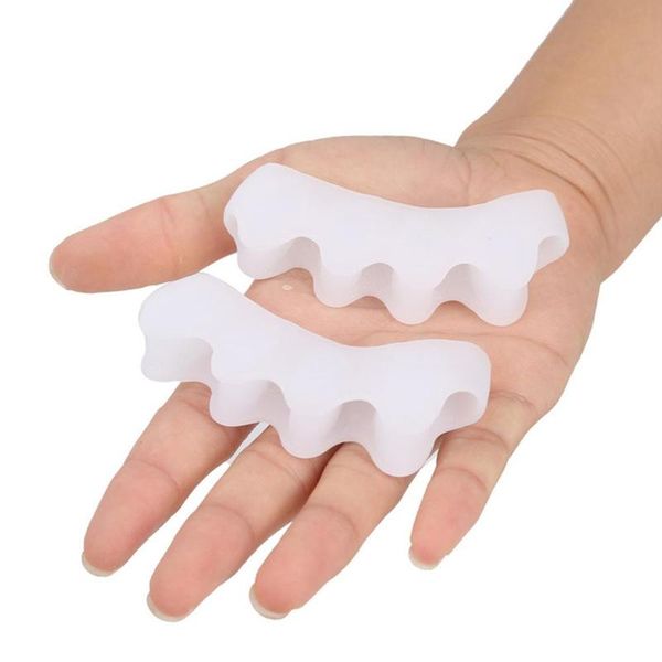 1pair silicone toe separators hallux valgus correction correctors foot care gel massage relaxation protector straightener tools
1pair silicone toe separators hallux valgus correction correctors foot care gel massage relaxation protector straightener tools