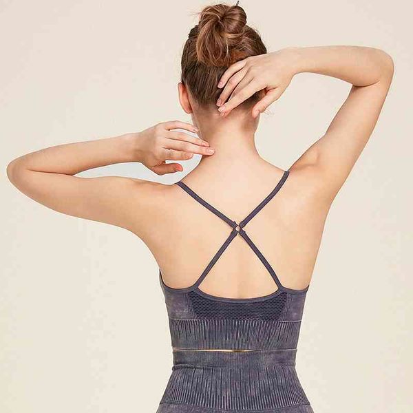 new seamless slim belt bra back tight yoga suit high elastic vest sports underwear, Gray
new seamless slim belt bra back tight yoga suit high elastic vest sports underwear, Gray